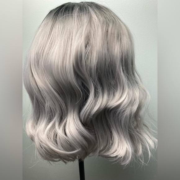 Grey Wig Gray Wig Lace Front Wig - Picture 4 of 9